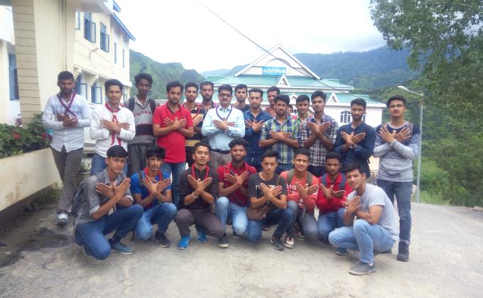 World's Scraf Day Celeberation