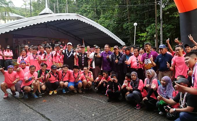 1st MOP Sarawak Climbathon & Malaysia Scout Day 2017