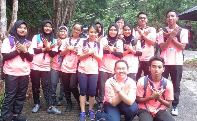 1st Sarawak Scout Mount Serapi Climbathon