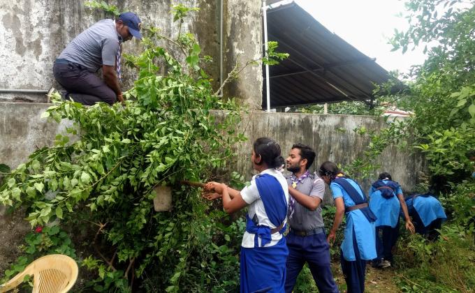 Clean Scout Bhawan