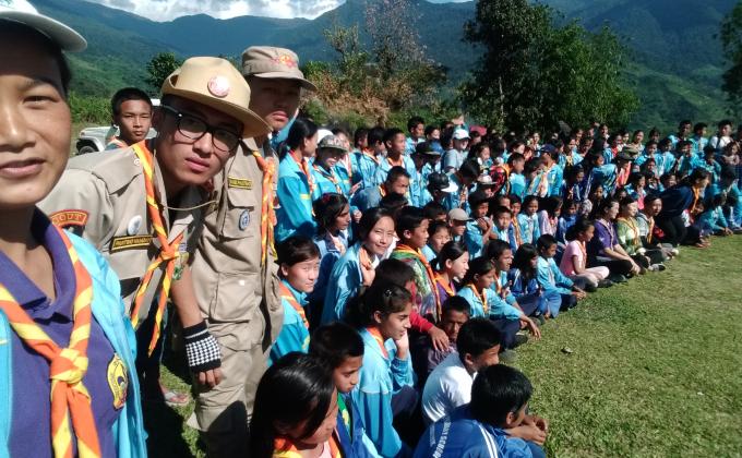First spiritual hike for Tendruk CS Scouts
