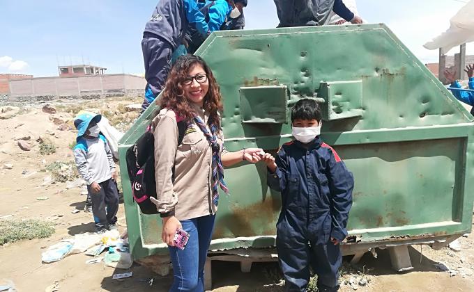 "PORQUE LA QUIERO, LIMPIO MI ESCUELITA"