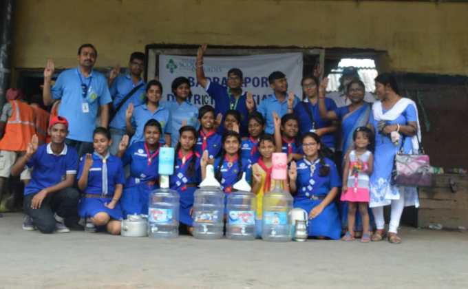 Water distribution service project 
