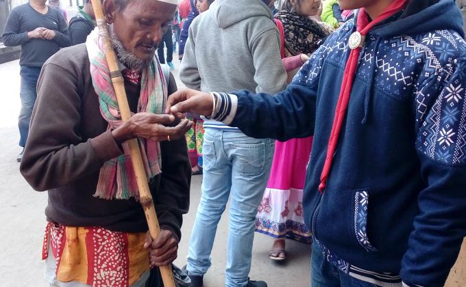 helping poor people
