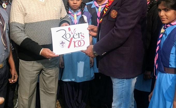 Presentation of Rover Centenary Logo 