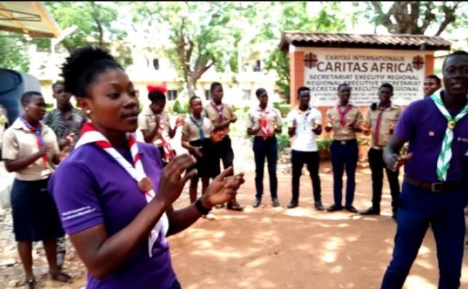 Les Scouts du Togo célèbrent le 22 Février