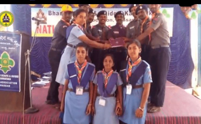 Service at Bahubali Swamy Mahamastakabhisheka  held at Shravanabelagola, Hassan District, Karnataka. 
Rovers and Rangers Services during the Mahamastakabhisheka. 