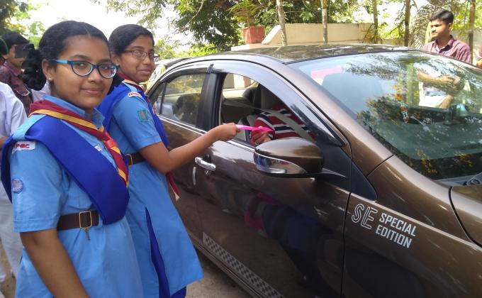 Road safety awareness campaign