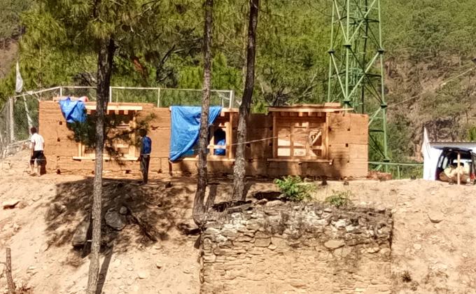 Construction of Ngala lhakhang