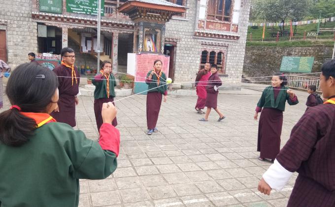 Inviting School Children to become messenger of peace