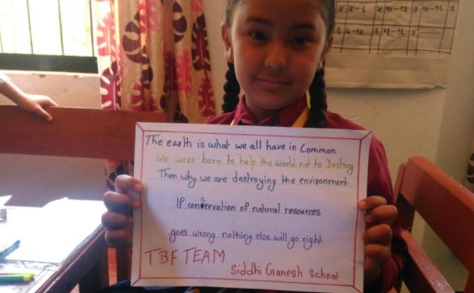 Students Message on World Environment Day