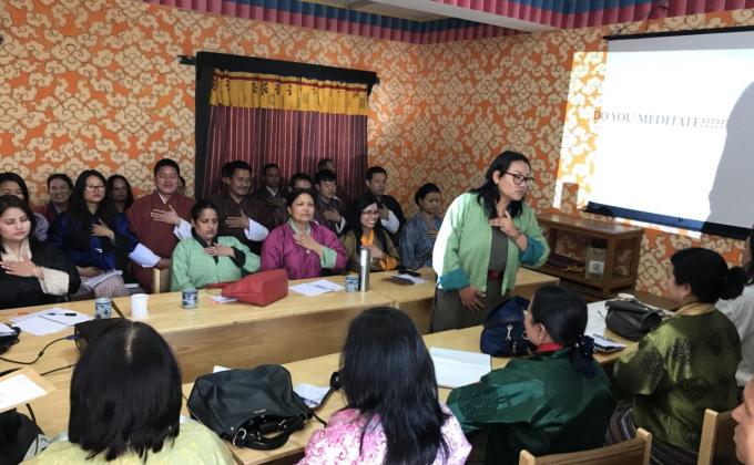 Awareness on Scouting , Global Citizenship Education and Meditation.