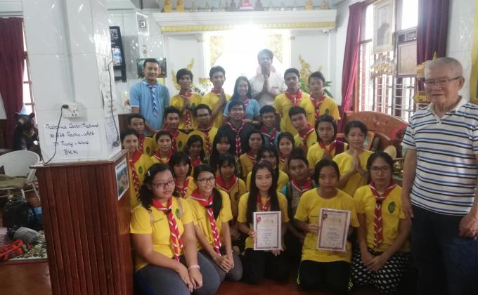 Volunteering at Nursing Home in Thanlyin Thabarwa-Tayar-Yeikthar(1/2018)