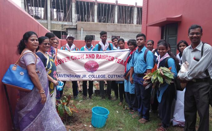 Vanamohatsav at College Campus of Ravenshaw University