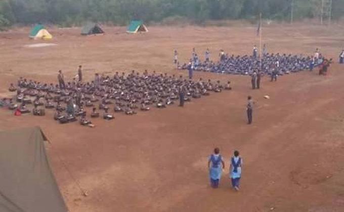 Trithiya Sopana testing camp to Scouts and Guides 