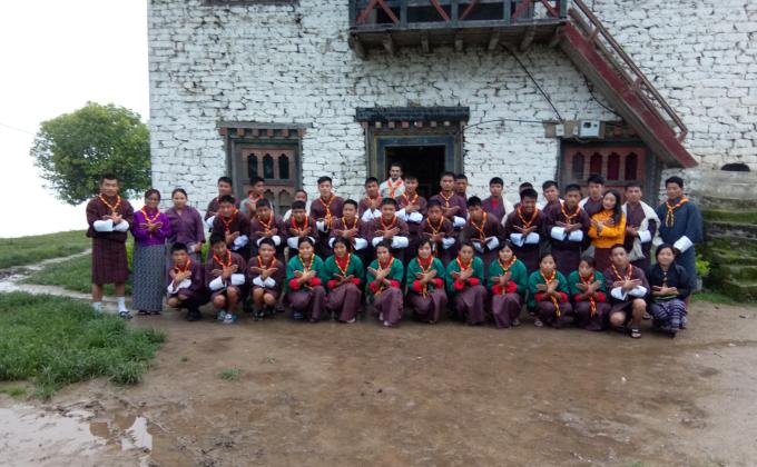 Construction of Toilet for Phagchu Monk