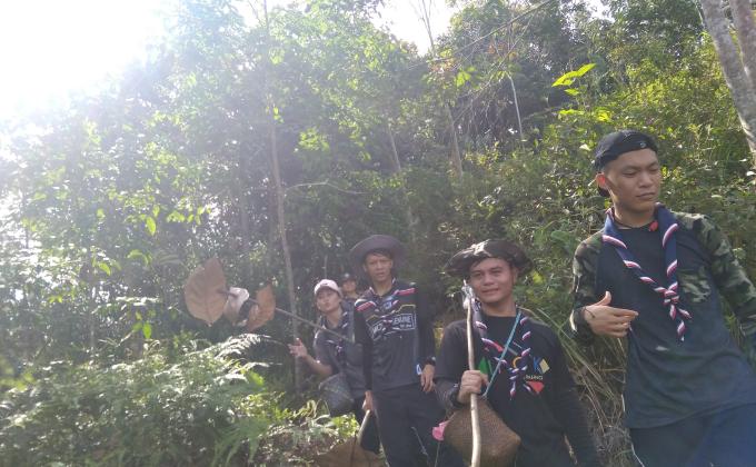 program sukarelawan penanaman pokok gaharu di Batang Ai sarawak

