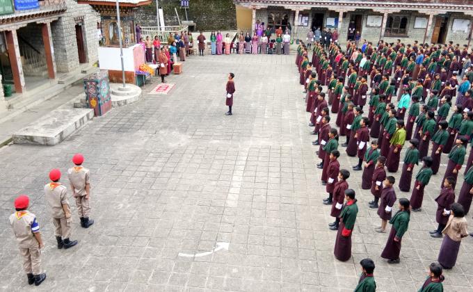 Scout Investiture Ceremony