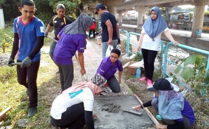 SW Voluntary Service Project: WalkSide By Rovs Project "Rising Together To Save Our Environment" Update 14 (Construction Process)