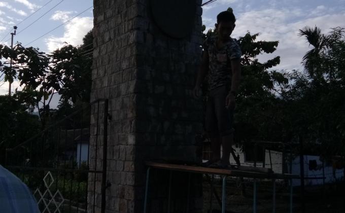 Developing school premises with sign boards