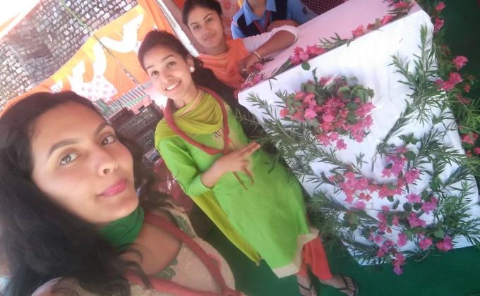 Hospitality's work at inter college, Sports Function 