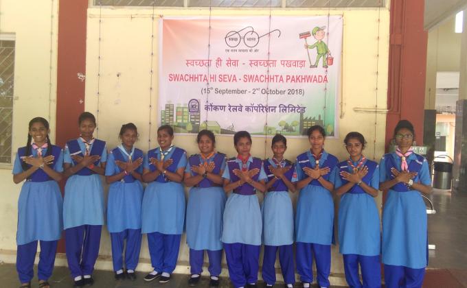 Service in swachh Bharath cleanliness drive Udupi Karnataka India 