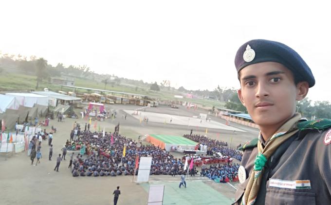 9 वी जिला स्तरीय स्काउट गाइड जिला रैली में सेवा कार्य