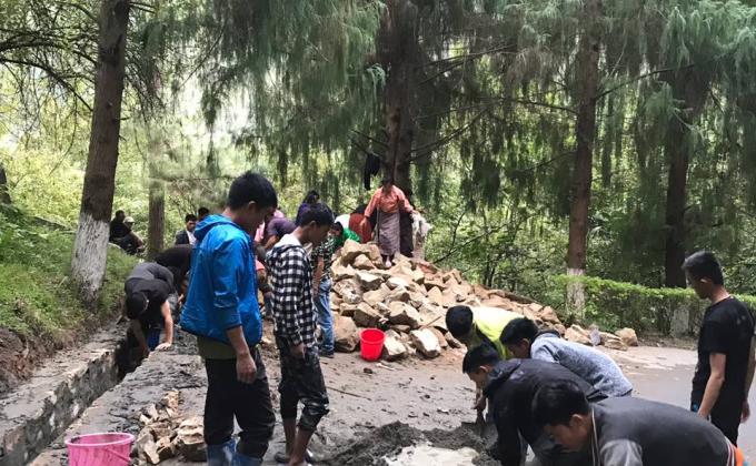 Outlet Drain Construction