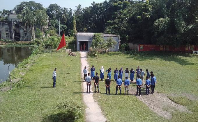 খানজাহান আলী ডিগ্রি কলেজ রোভার স্কাউট গ্রুপের ক্রুমিটিং