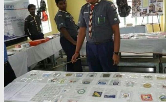 Arrangements cum service in scout exhibition