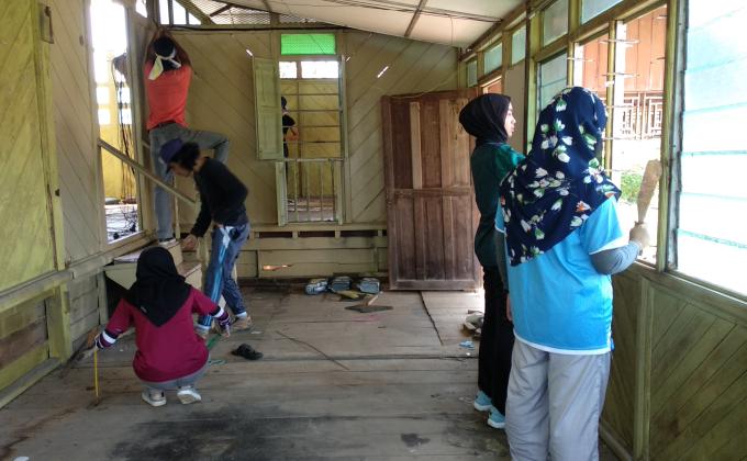 MISA ISLAND GOAT PROJECT #4th  Memanfaatkan Kayu Terpakai