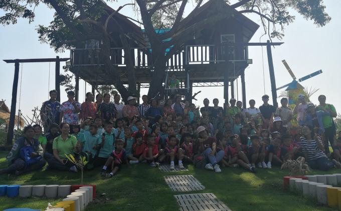 กิจกรรม​เป็นพี่เลี้ยง​เด็ก​ในกิจกรรมทัศนศึกษาของโรงเรียนบ้านโนนสำราญ​