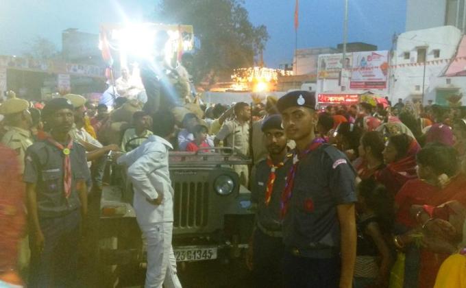 Scout guide services at Gangaur Fair