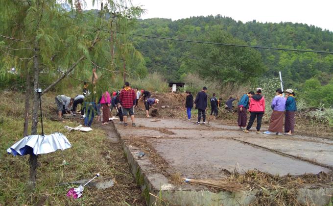 Maintenance of scouts garden 