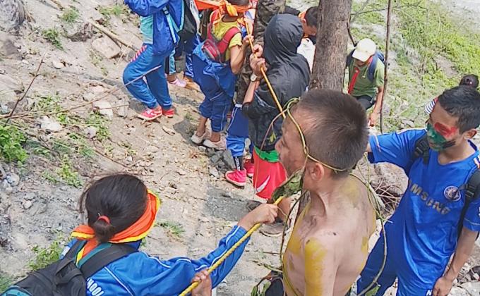 Adventure hike to Taklai River