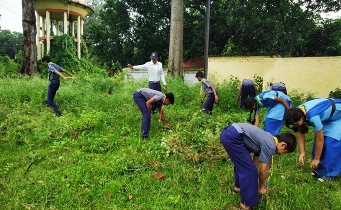 Massive Cleanliness Awareness Programme @ RAILWAY COLONY GOMOH