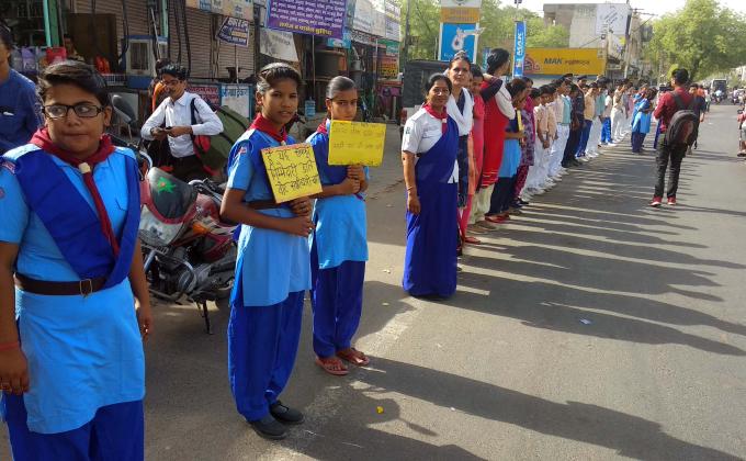 Voting Awareness Program (SVEEP) 2019 by Scout Guide Headquarters, Sikar 