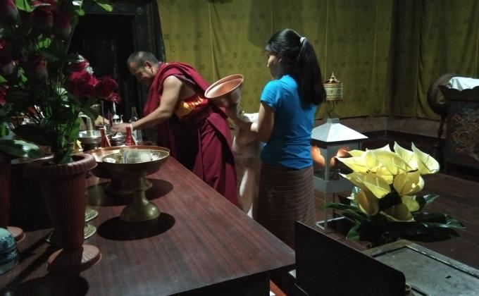 volunteer work at monastry
