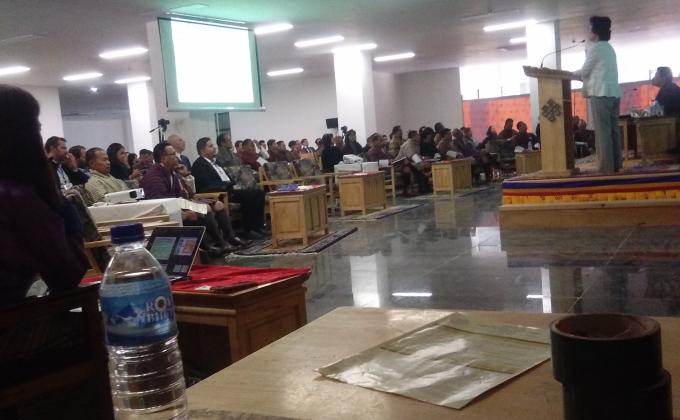 Volunteer at Centre of Bhutan & GNH Studies during the international conference 