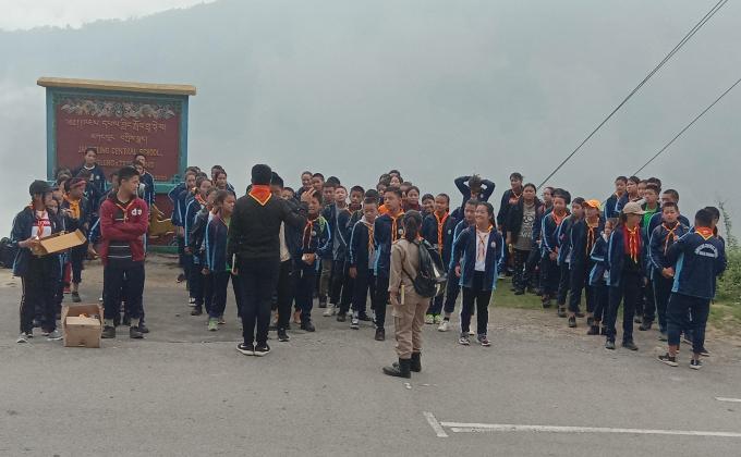 Study hike for Jampeling CS