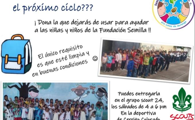 MOCHILAS PARA LA INFANCIA DE LA SIERRA