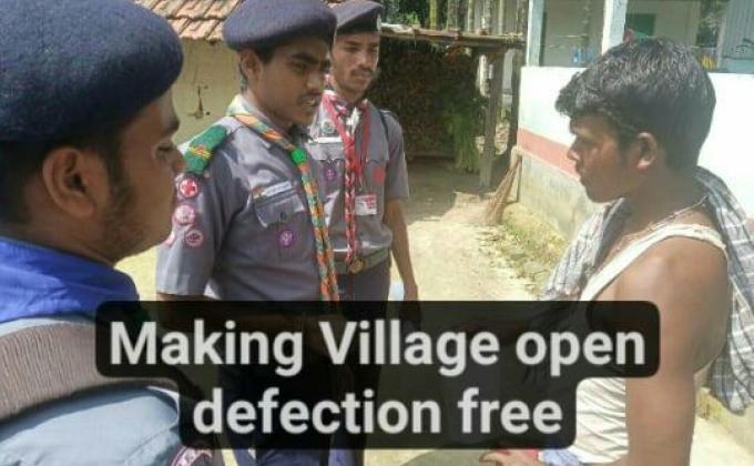 Awarness of Making village open defection free.