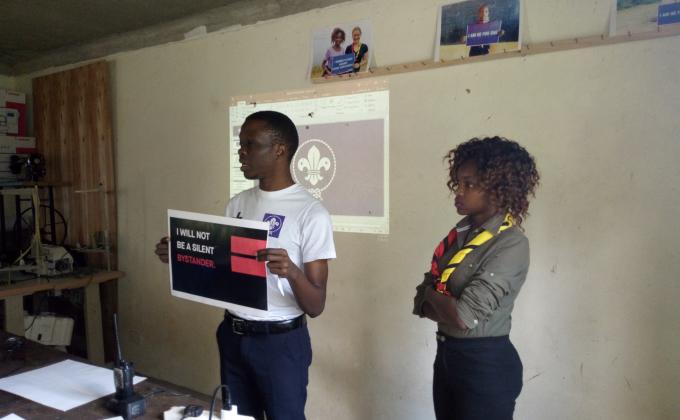 Heforshe Uganda scouts