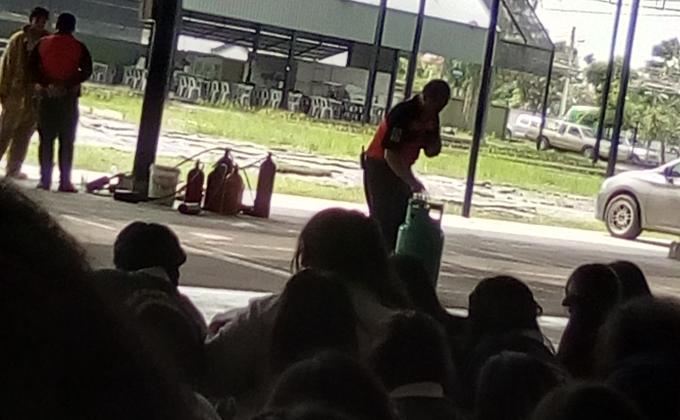 กิจกรรมอบรมการป้องกันไฟ
