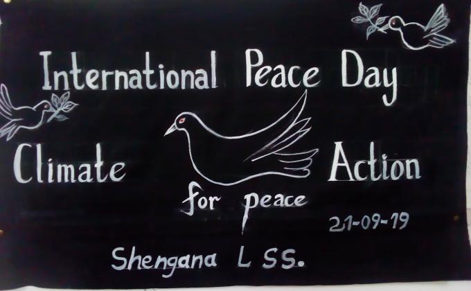 celerbrating international Day of Peace.