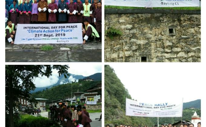 Celebration for international day of Peace