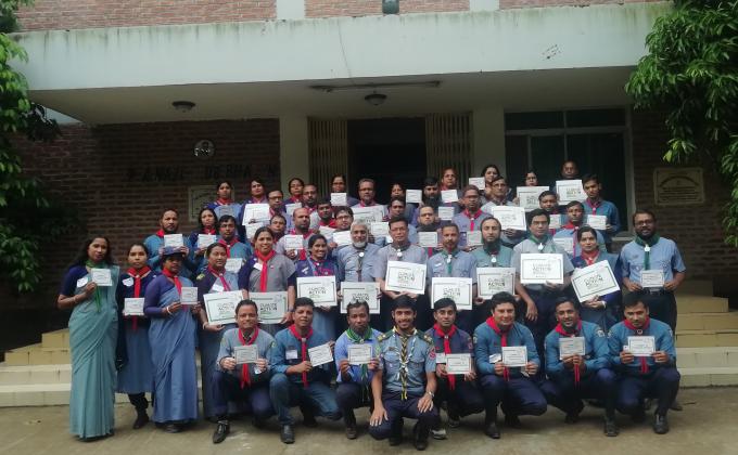 International Day of Peace celebrations With 117th Cub scout unit leader skill Course 