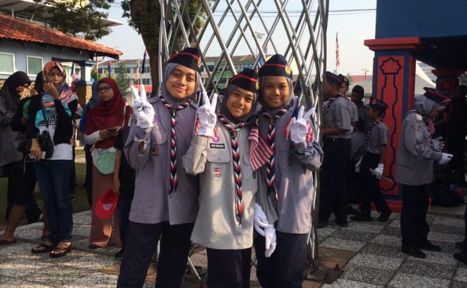Kawad Zapin di Hari Kebangsaan Peringkat Daerah Batu Pahat
