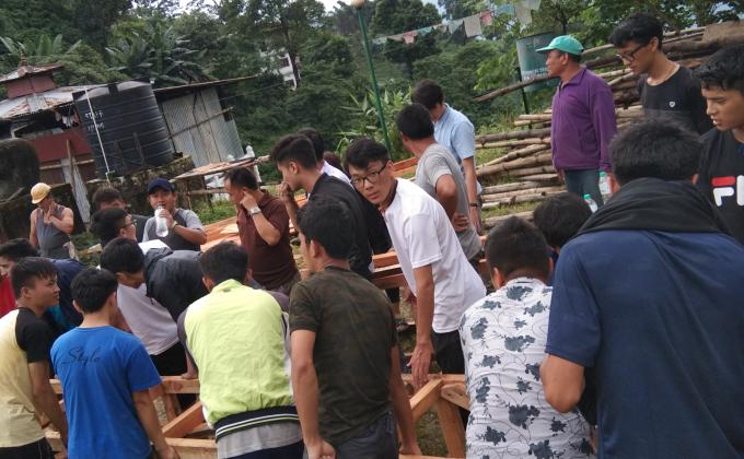 Service for the preparation of Drupchen  at Dudjom Dharma House 