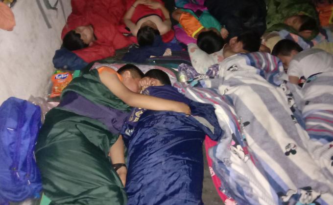 Adventure and sensitization camping